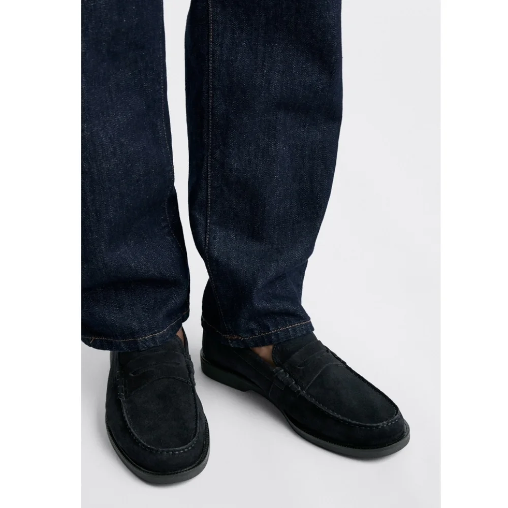 ❌️SOLD❌️ZARA SUEDE PENNY LOAFERS SIZE 10 - Picture 5 of 11